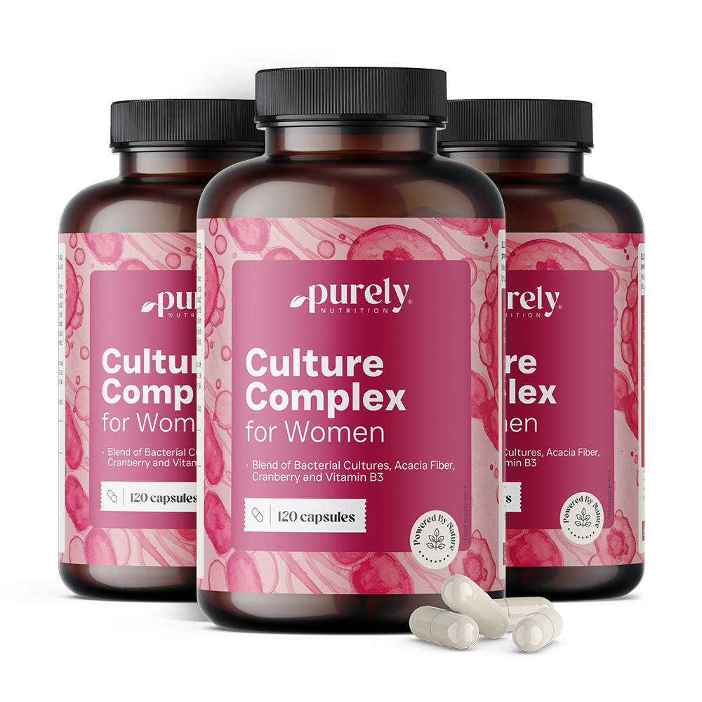 Frauen-Komplex mit mikrobiellen Kulturen