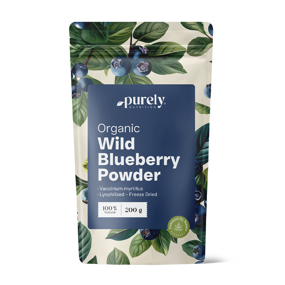 BIO Wilde Heidelbeeren in Pulverform.